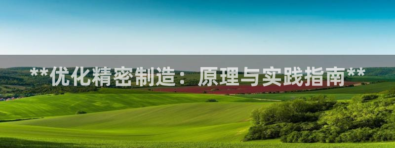 彩神赢钱了吗知乎：**优化精密制造：原理与实践指南**