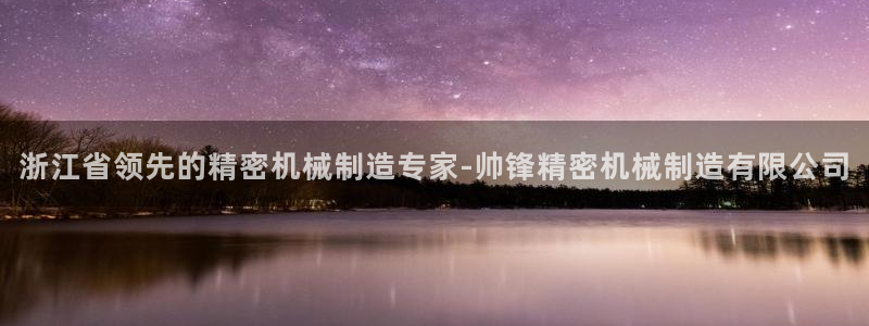 彩神通关注码金码对应码：浙江省领先的精密机械制造专家-帅锋精密机械制造有限公司