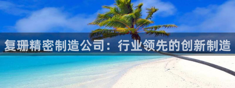 彩神盈利图片：复珊精密制造公司：行业领先的创新制造