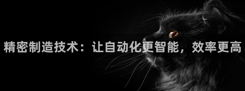 彩神8官网合法吗：精密制造技术：让自动化更智能，效率更高