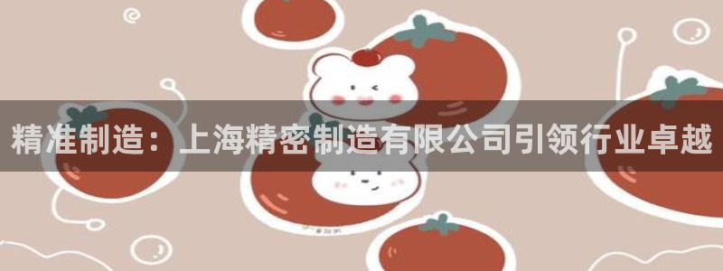 彩神vii手游下载：精准制造：上海精密制造有限公司引领行业卓越