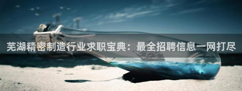 彩神8官网版：芜湖精密制造行业求职宝典：最全招聘信息一网打尽