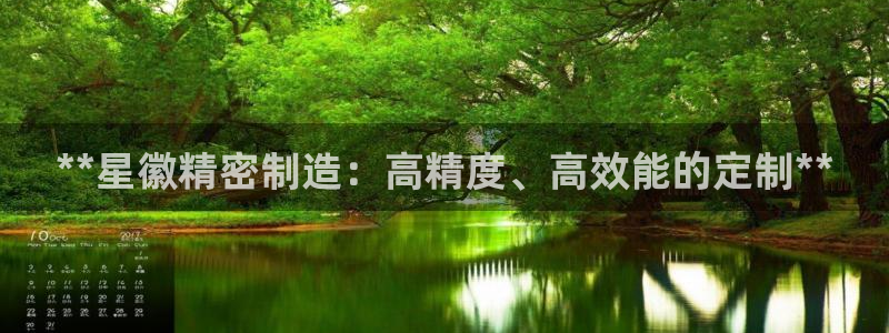 彩神这个平台是真的吗：**星徽精密制造：高精度、高效能的定制**