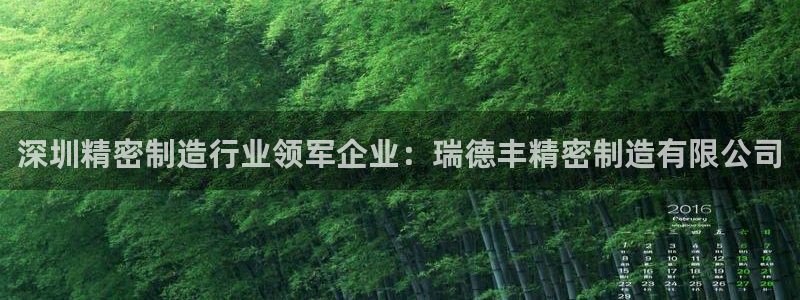 彩神V8有限公司：深圳精密制造行业领军企业：瑞德丰精密制造有限公司