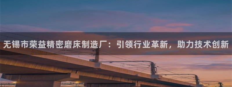 彩神V3大赢家：无锡市荣益精密磨床制造厂：引领行业革新，助力技术创新