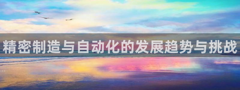 彩神v8是一个什么平台游戏：精密制造与自动化的发展趋势与挑战