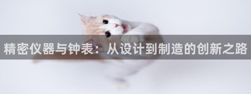 彩神xapp官方网站：精密仪器与钟表：从设计到制造的创新之路